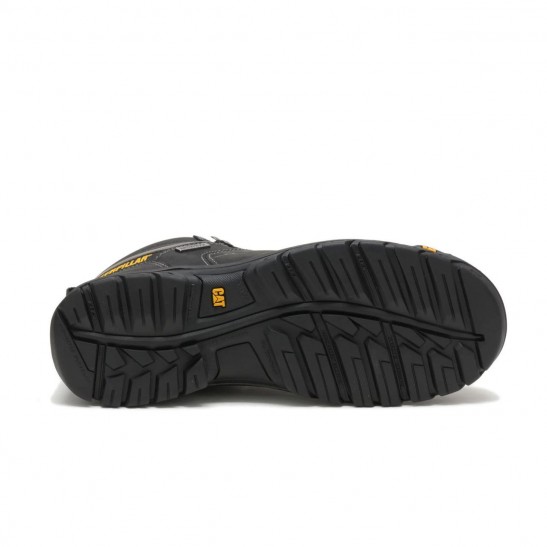 Caterpillar Threshold Waterproof Steel Toe Work Shoe -Black
