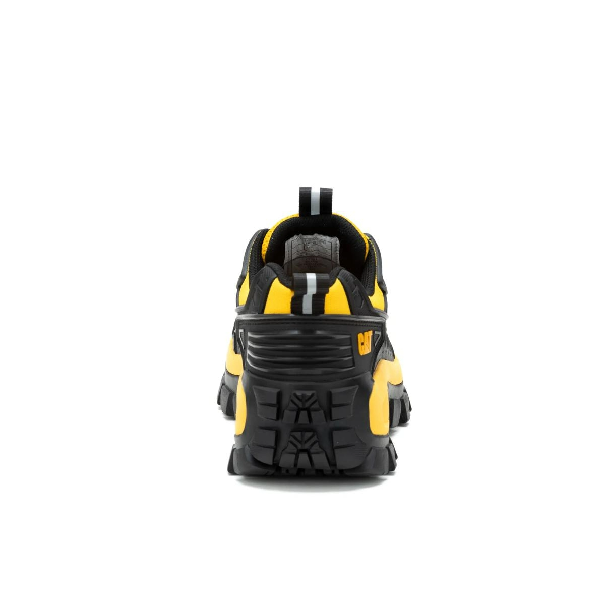 Caterpillar Invader Mecha Composite Toe Work Shoe -Black/Cat Yellow