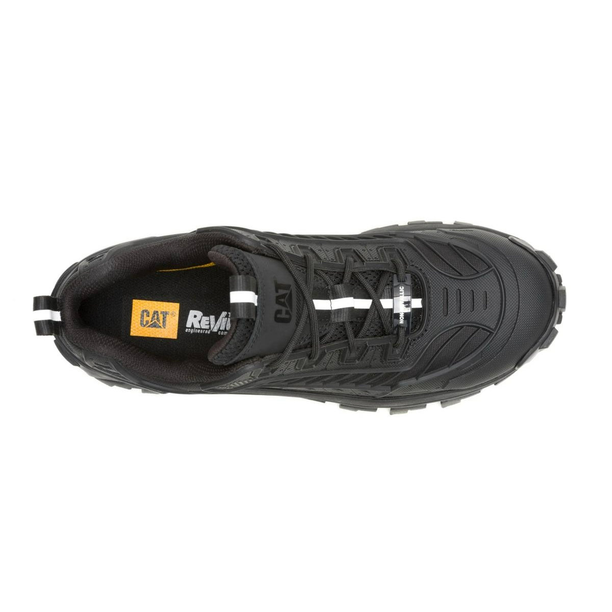 Caterpillar Invader Mecha Composite Toe Work Shoe -Black/Black
