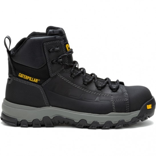 Caterpillar Threshold Rebound ZIP Wp CT Work Shoe -Black