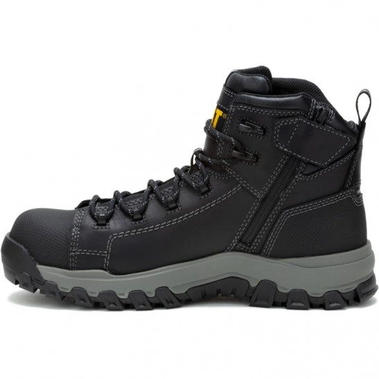 Caterpillar Threshold Rebound ZIP Wp CT Work Shoe -Black