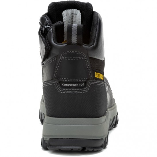 Caterpillar Threshold Rebound ZIP Wp CT Work Shoe -Black