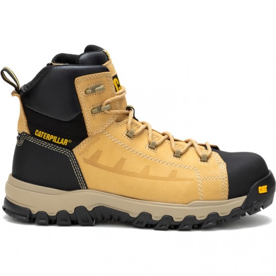 Caterpillar Threshold Rebound ZIP Waterproof Composite Work Shoe -Honey Reset