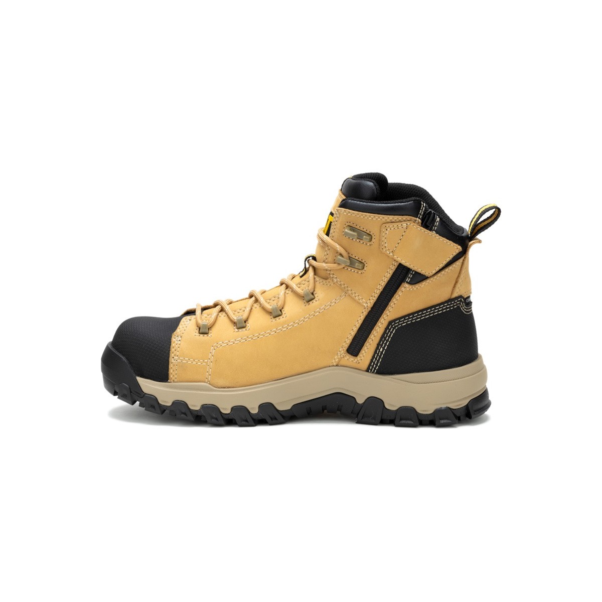 Caterpillar Threshold Rebound ZIP Waterproof Composite Work Shoe -Honey Reset