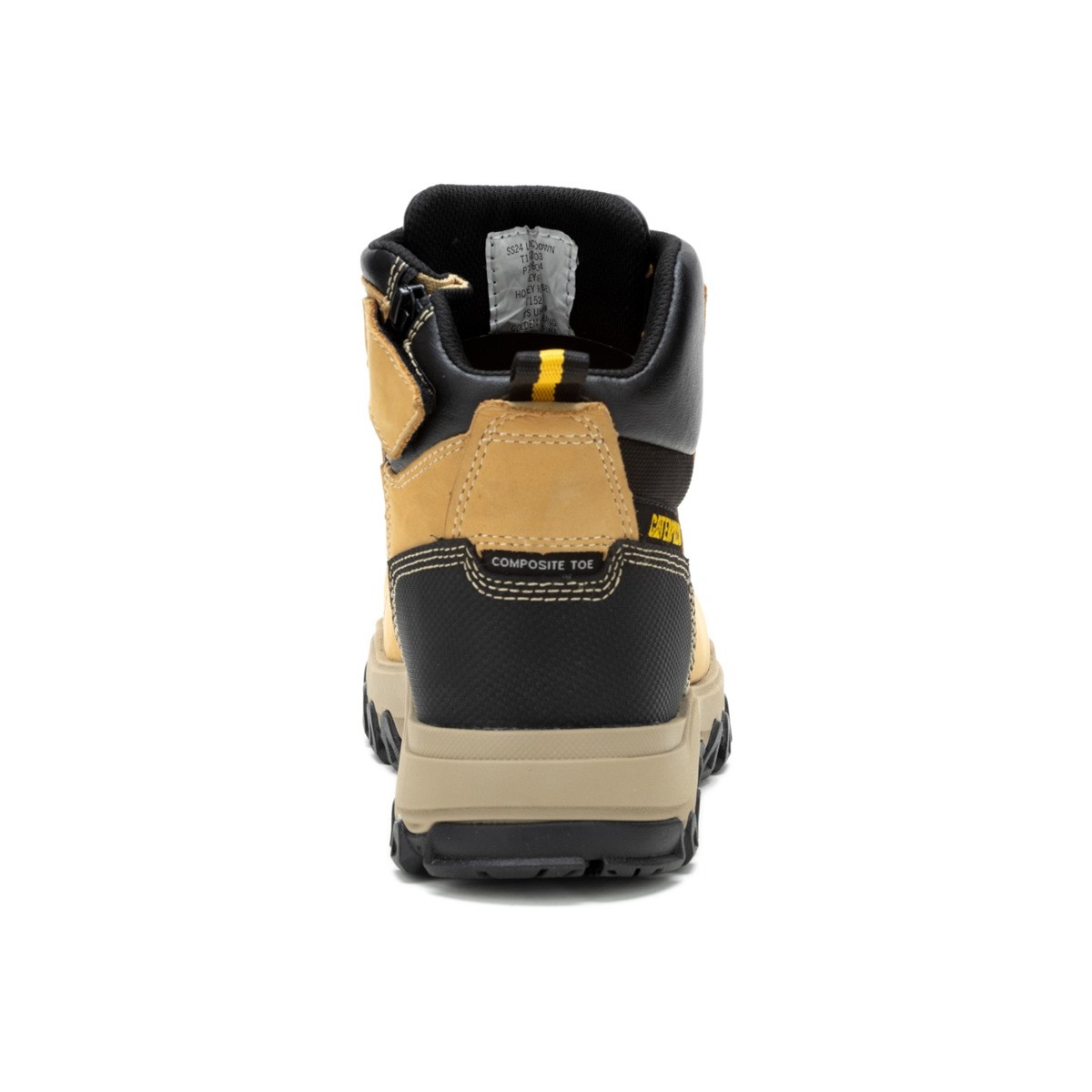 Caterpillar Threshold Rebound ZIP Waterproof Composite Work Shoe -Honey Reset
