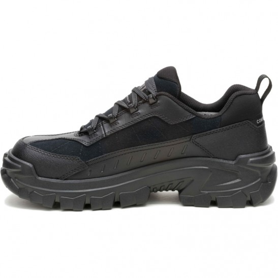 Caterpillar Invader Sport Lo Leather CT Safety Shoe -Black