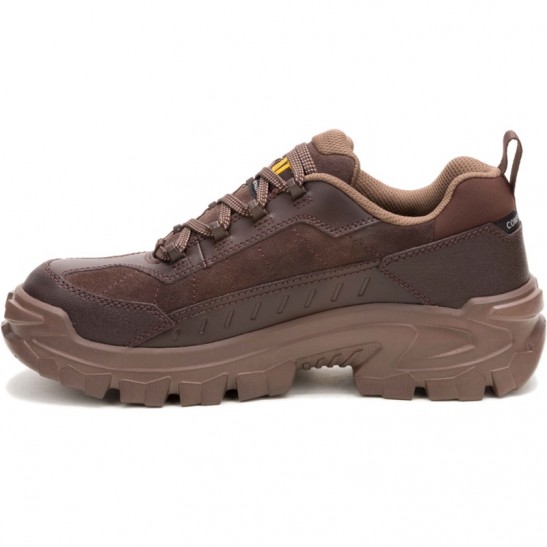 Caterpillar Invader Sport Lo Leather CT Safety Shoe -Coffee Bean