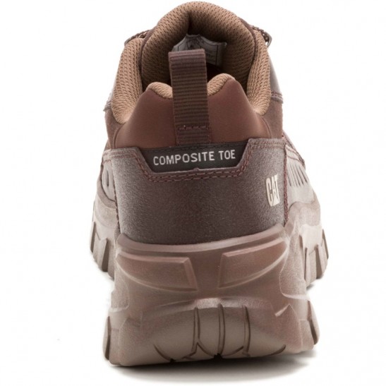 Caterpillar Invader Sport Lo Leather CT Safety Shoe -Coffee Bean