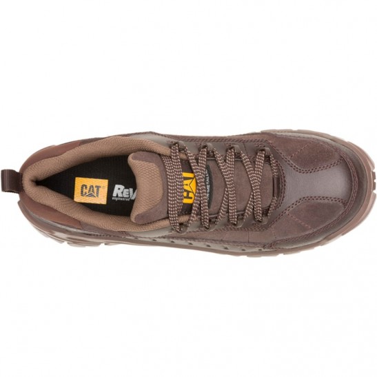 Caterpillar Invader Sport Lo Leather CT Safety Shoe -Coffee Bean