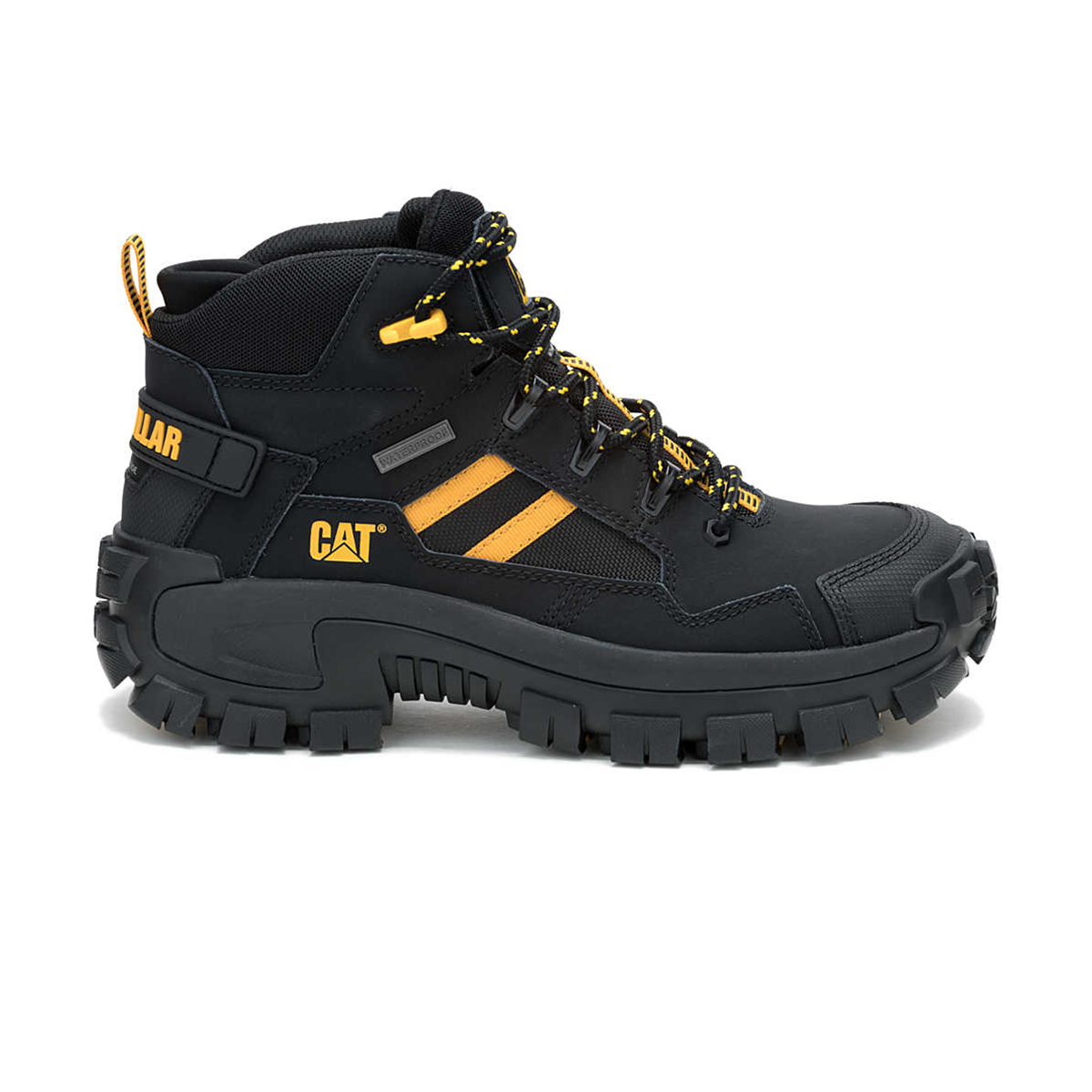 Caterpillar Invader Mid Vent Wp CT Work Shoe -Black