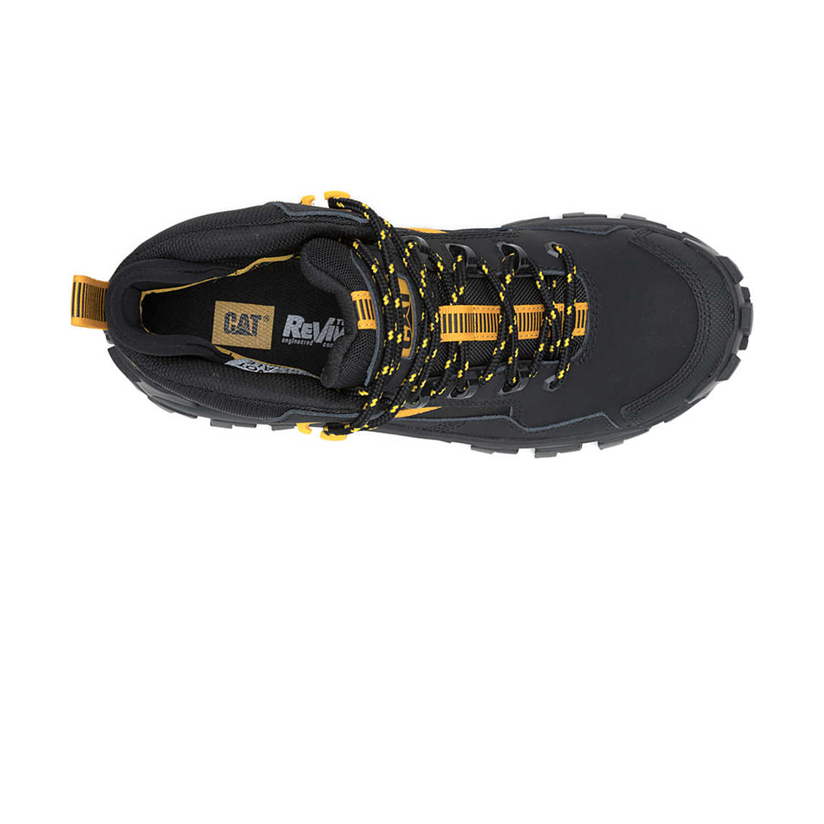 Caterpillar Invader Mid Vent Wp CT Work Shoe -Black
