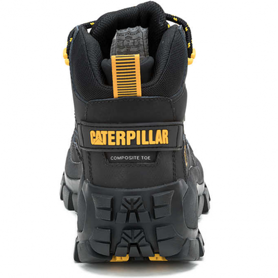 Caterpillar Invader Mid Vent Wp CT Work Shoe -Black