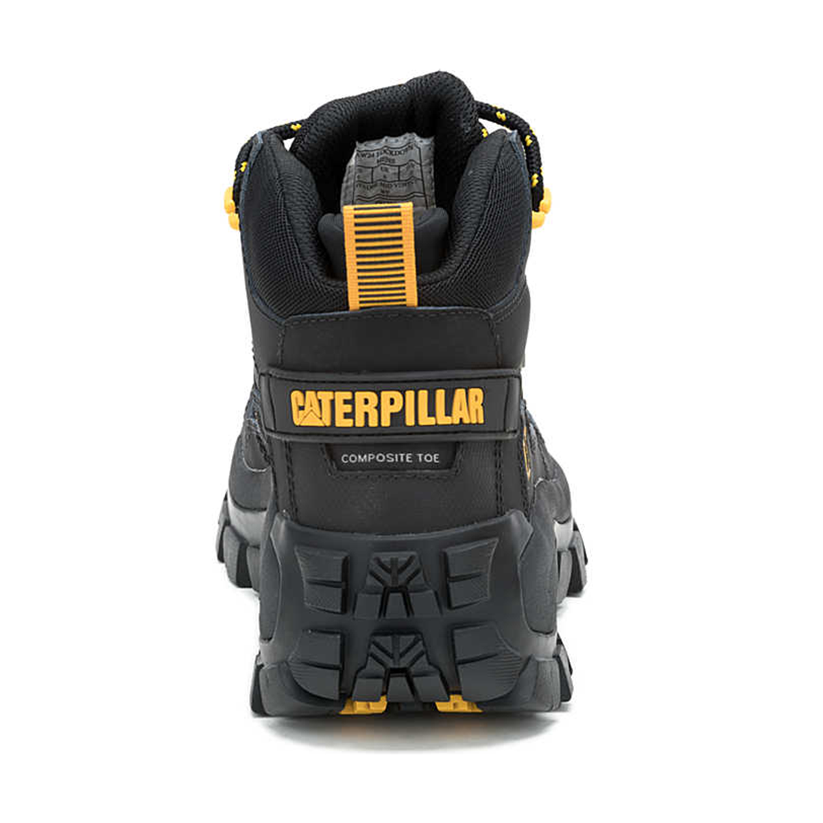 Caterpillar Invader Mid Vent Wp CT Work Shoe -Black