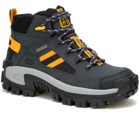 Caterpillar Invader Mid Vent WP CT Work Shoe, Dark Shadows