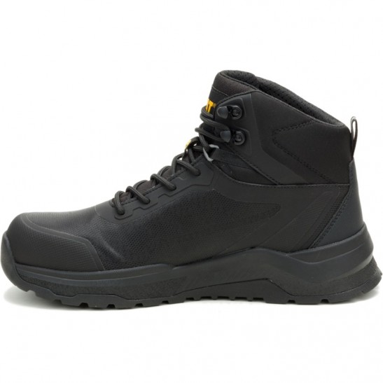 Caterpillar Inductor Mesh Mid S3S Composite Toe Sneakers Shoe- Black