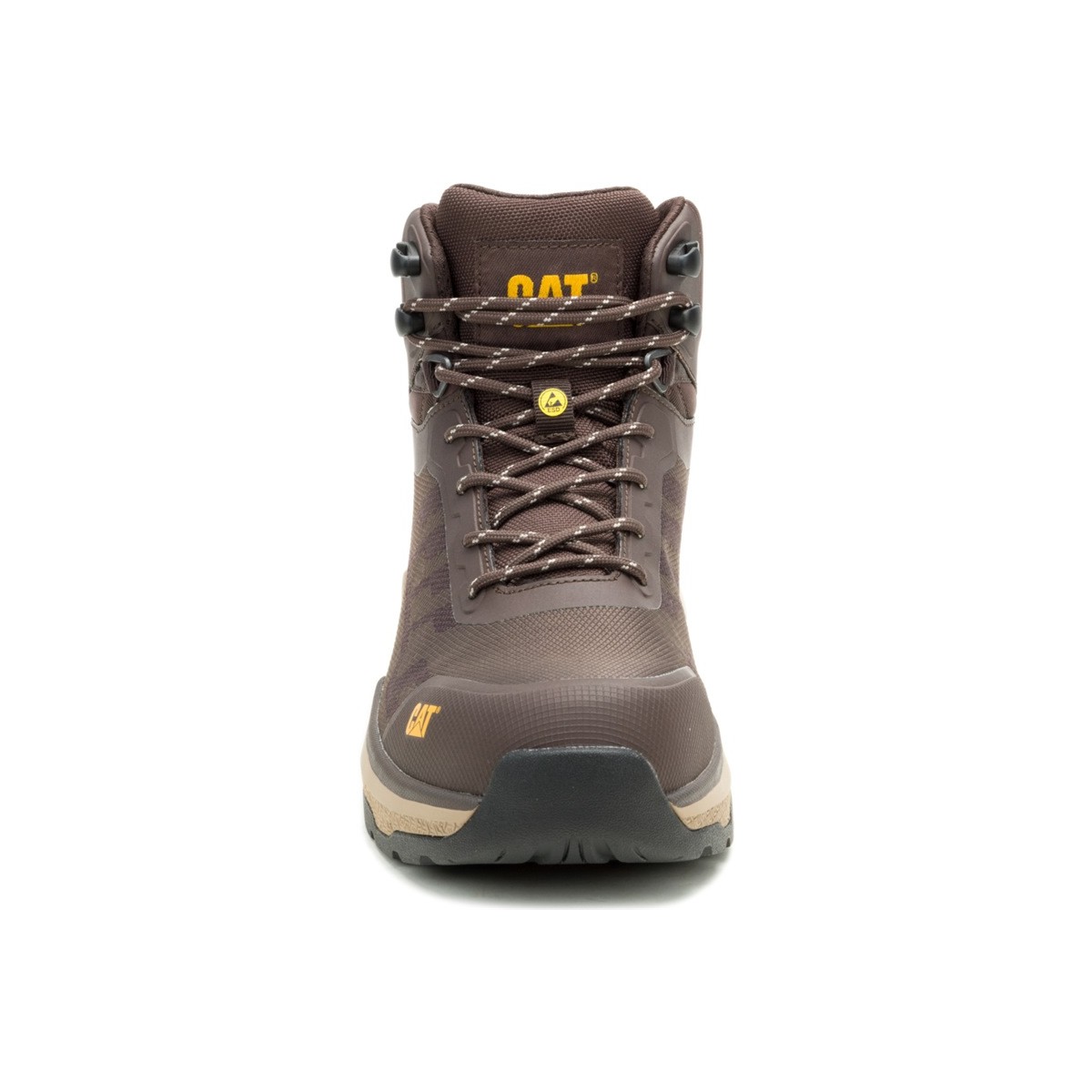 Caterpillar Inductor Mesh Mid S3S Composite Toe Sneakers Shoe- Brown
