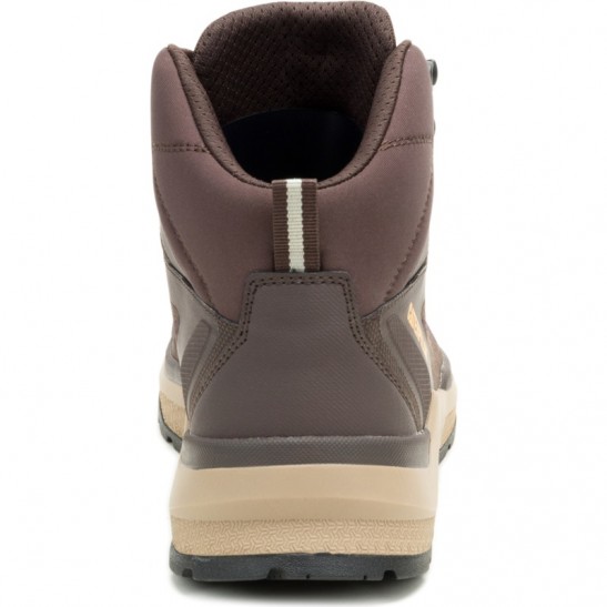 Caterpillar Inductor Mesh Mid S3S Composite Toe Sneakers Shoe- Brown