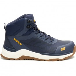 Caterpillar Inductor Mesh Mid S3S FO HRO SR ESD Shoe -Navy