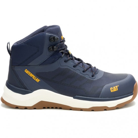 Caterpillar Inductor Mesh Mid S3S FO HRO SR ESD Shoe -Navy