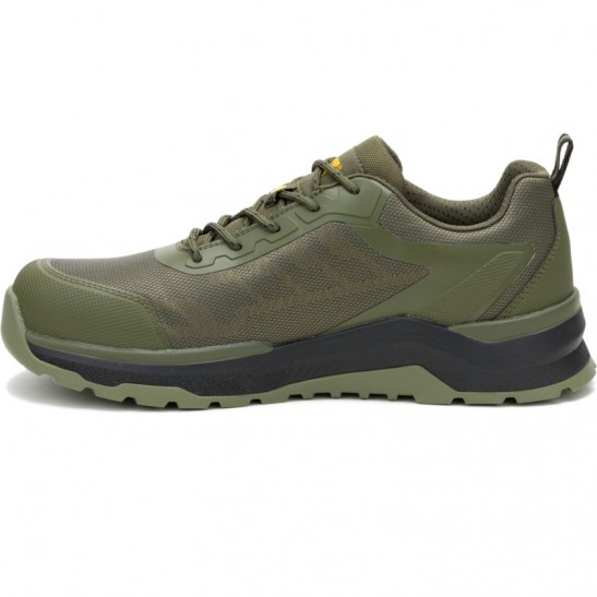 Caterpillar Inductor Mesh LO S3S FO HRO SR ESD Shoe -Olive