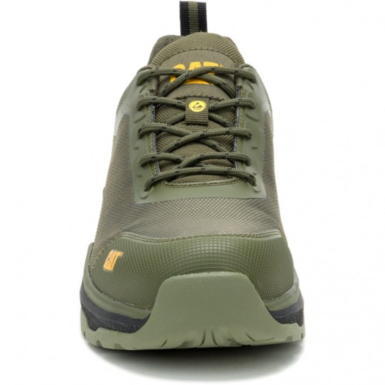 Caterpillar Inductor Mesh LO S3S FO HRO SR ESD Shoe -Olive