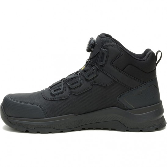 Caterpillar Inductor Tech MID S3S FO HRO SR ESD Shoe -Black