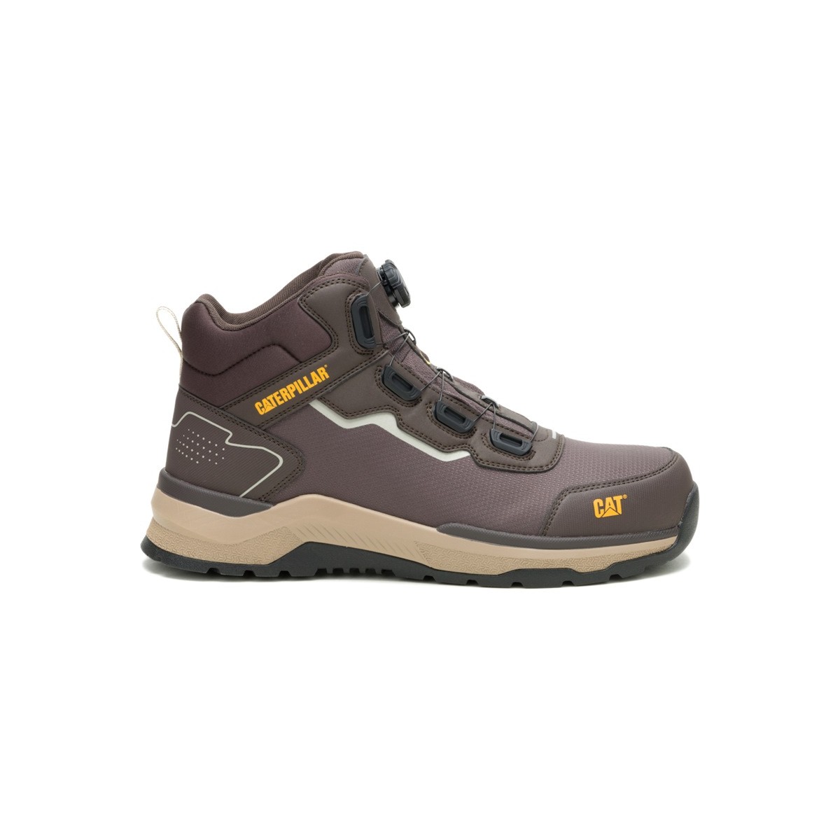Caterpillar Inductor Tech MID S3S FO HRO SR ESD Shoe -Brown