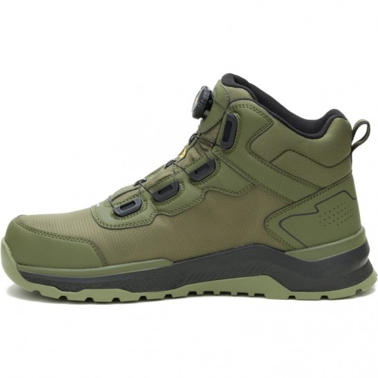 Caterpillar Inductor Tech MID S3S FO HRO SR ESD Shoe -Olive