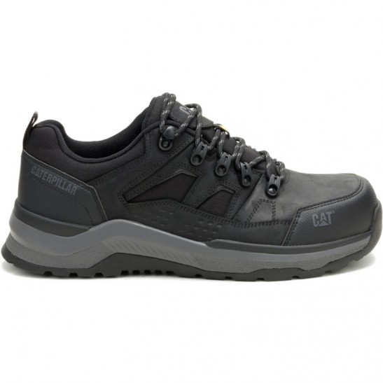 Caterpillar Inductor Leather LO S3S FO HRO SR ESD Shoe -Black