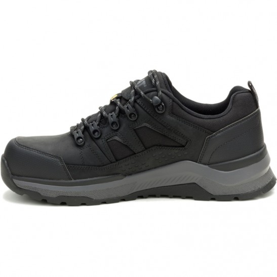 Caterpillar Inductor Leather LO S3S FO HRO SR ESD Shoe -Black