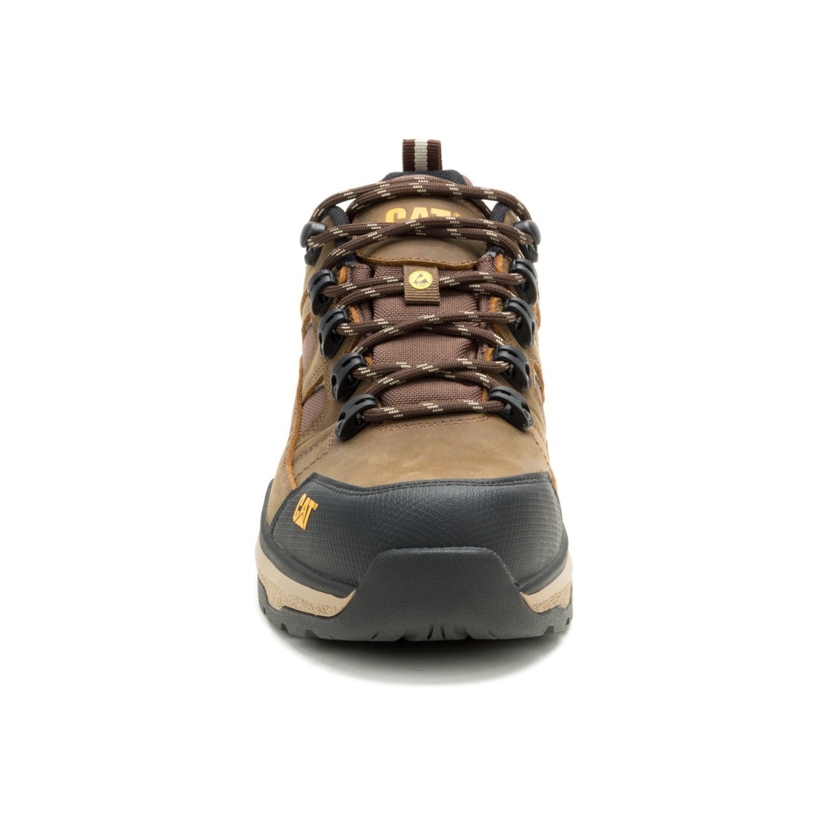 Caterpillar Inductor Leather LO S3S FO HRO ESD Shoe -Brown