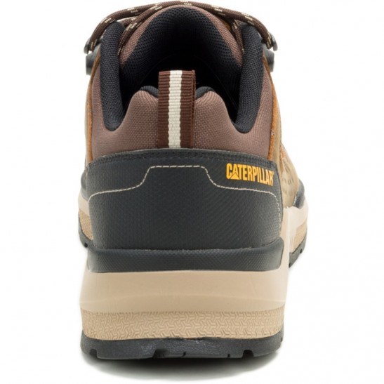 Caterpillar Inductor Leather LO S3S FO HRO ESD Shoe -Brown