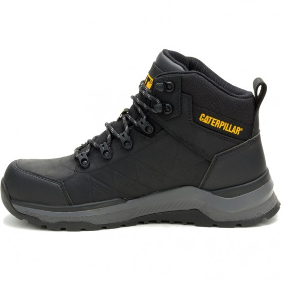 Caterpillar Inductor Leather MID S3S FO HRO ESD -Black