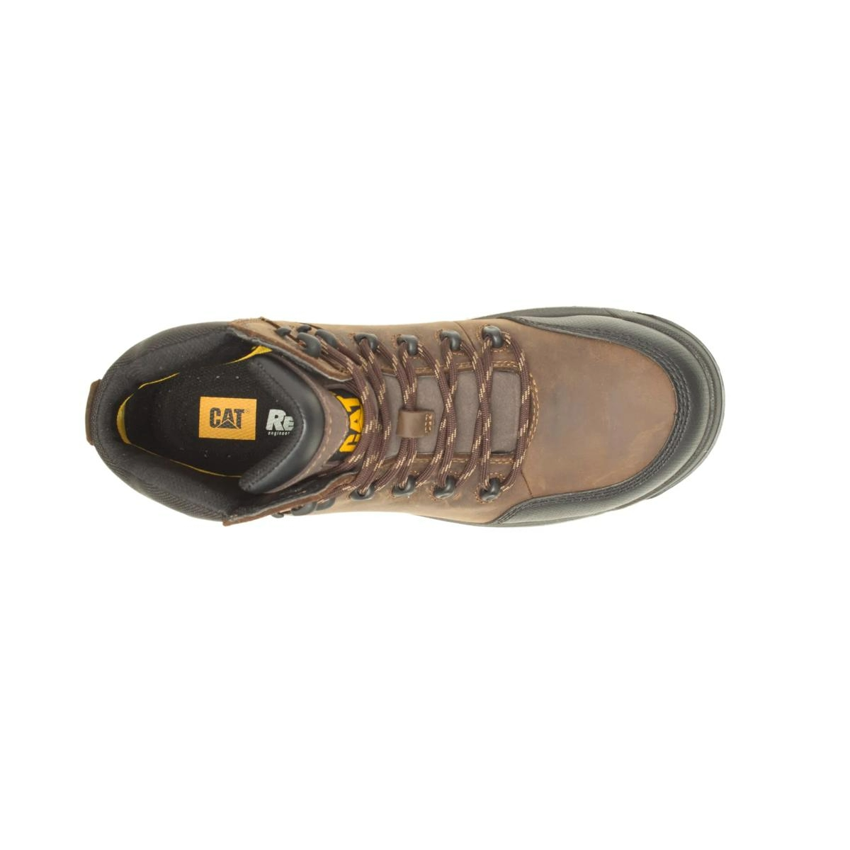 Caterpillar Resorption Waterproof Composite Toe Work Shoe -Seal Brown