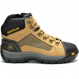 Caterpillar Convex Mid Zip Side Safety Shoe -Honey Reset