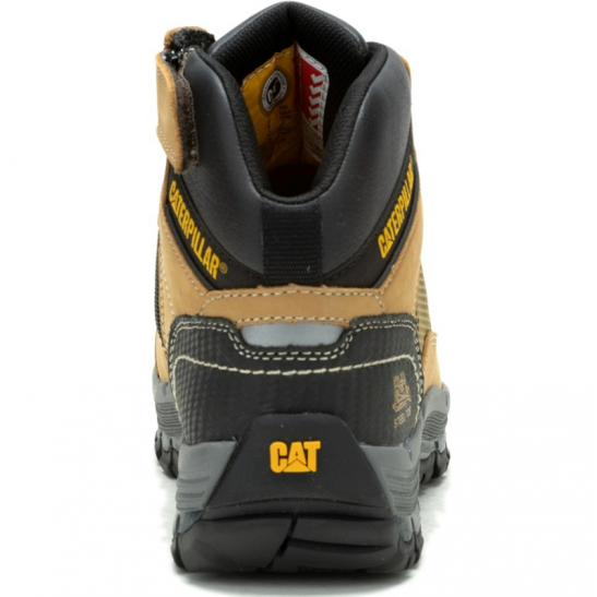 Caterpillar Convex Mid Zip Side Safety Shoe -Honey Reset