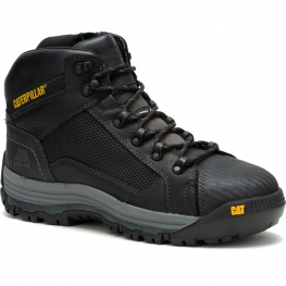 Caterpillar Convex Mid Zip Side Safety Shoe -Black