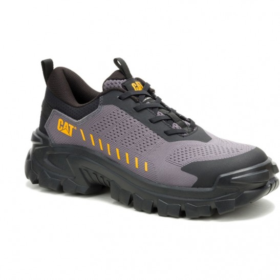 Caterpillar Invader Sport Slip On Composite Toe Shoe -Black/Cat Yellow