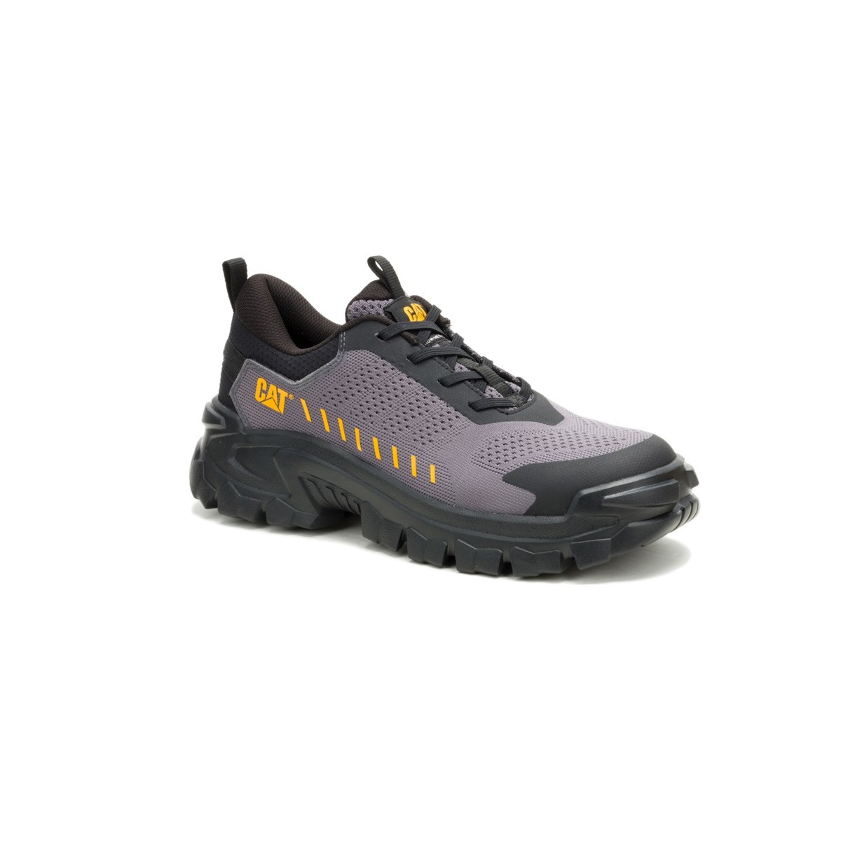 Caterpillar Invader Sport Slip On Composite Toe Shoe -Black/Cat Yellow