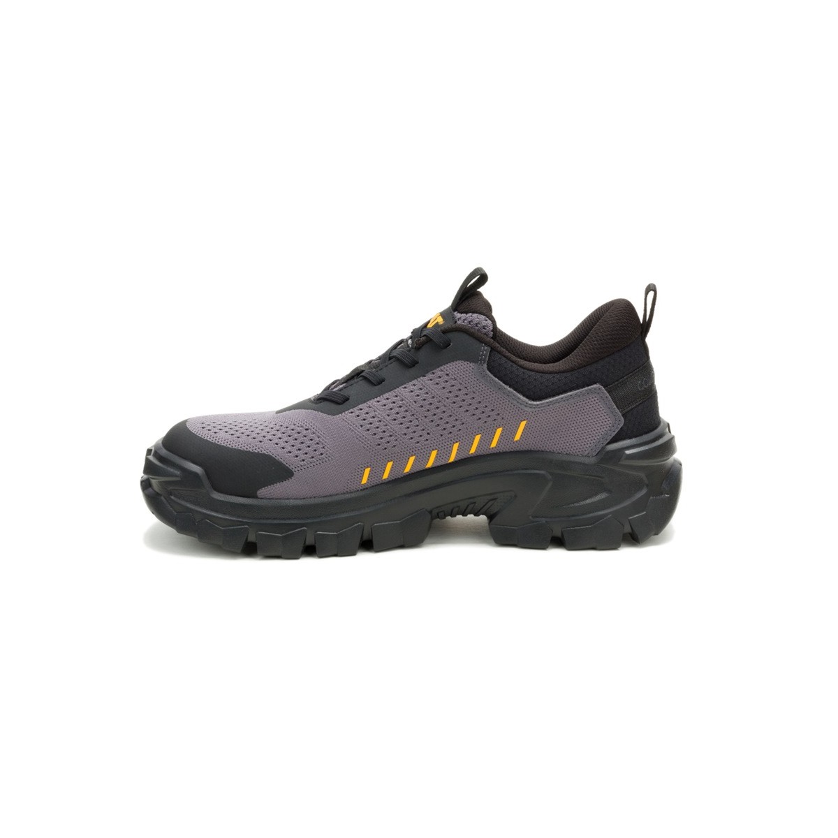 Caterpillar Invader Sport Slip On Composite Toe Shoe -Black/Cat Yellow