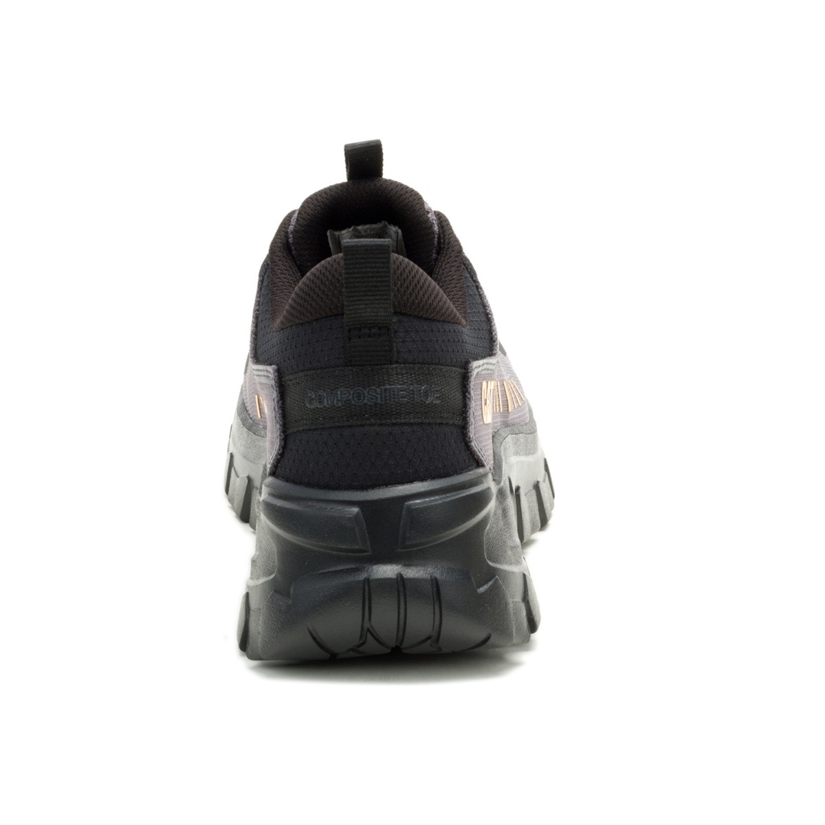 Caterpillar Invader Sport Slip On Composite Toe Shoe -Black/Cat Yellow
