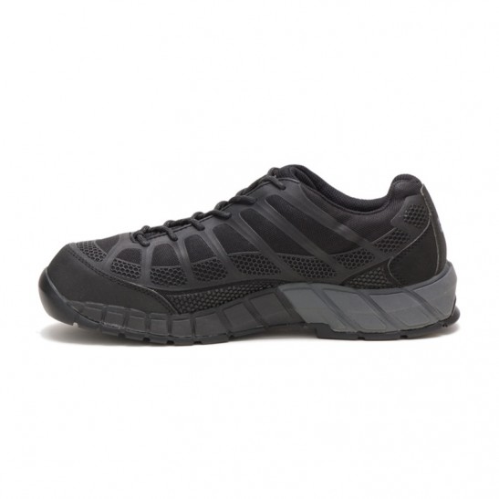 Caterpillar Streamline Composite Toe Work Shoe -Black/Black/Black