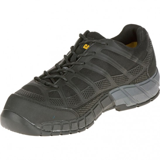 Caterpillar Streamline Composite Toe Work Shoe -Black/Black/Black