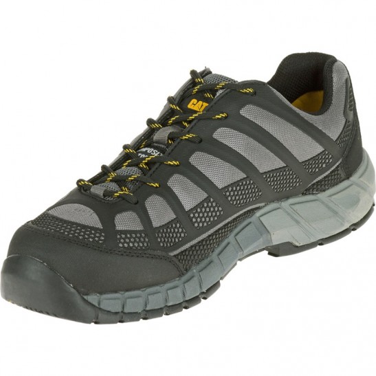 Caterpillar Streamline Composite Toe Work Shoe -Harcoal/Dark Shadow/Black