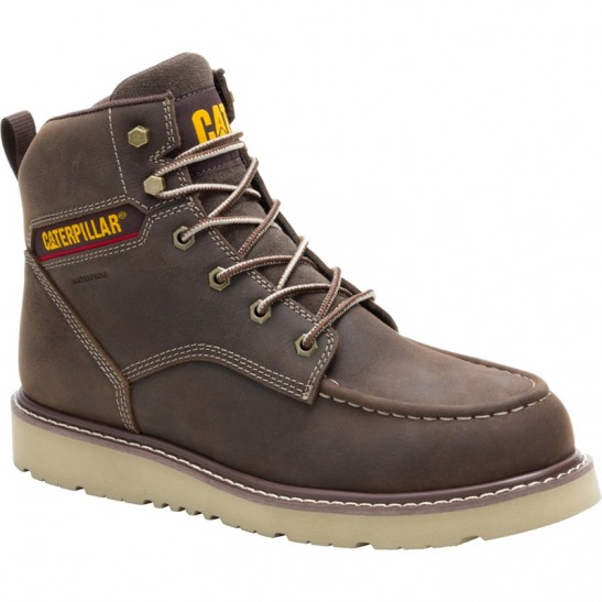 Caterpillar Reclaimer Wedge St Wp Work Shoe -Coffee Bean