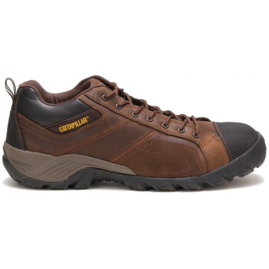 Caterpillar Argon Composite Toe Work Shoe - Dark Brown