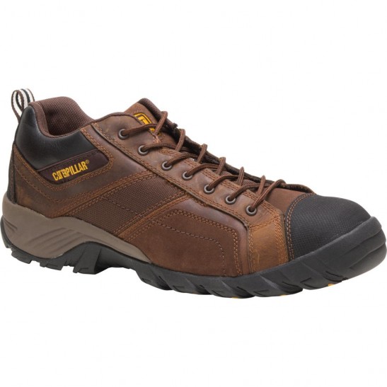Caterpillar Argon Composite Toe Work Shoe - Dark Brown