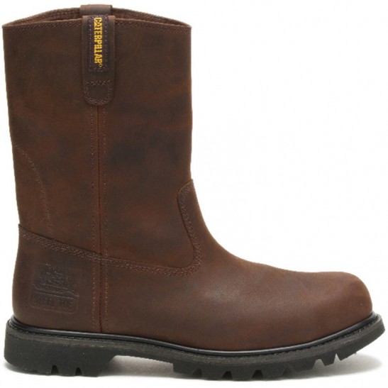 Caterpillar Revolver St Safety Shoe -Dark Brown
