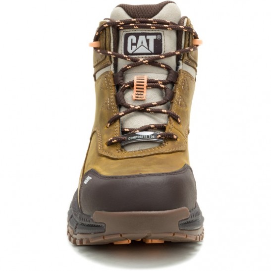 Caterpillar Booster Composite Toe Women Shoe -Brown