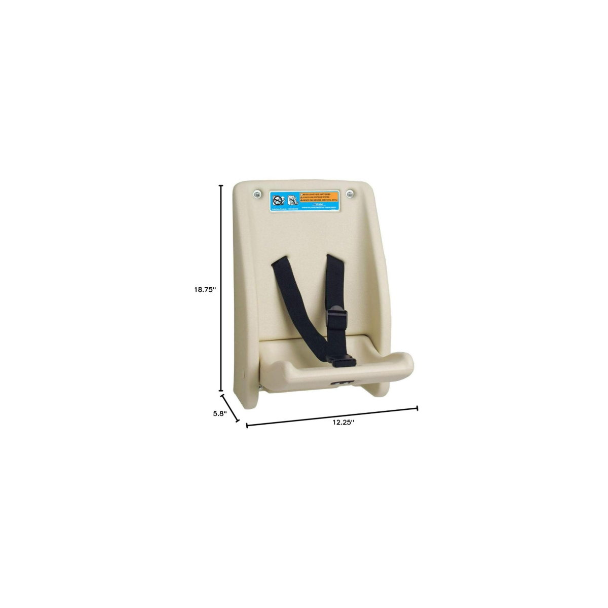 Koala Kare Wall Mounted Child Protection Seat -Cream